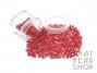 Transparent Lustered Red Size 6-0 Seed Beads